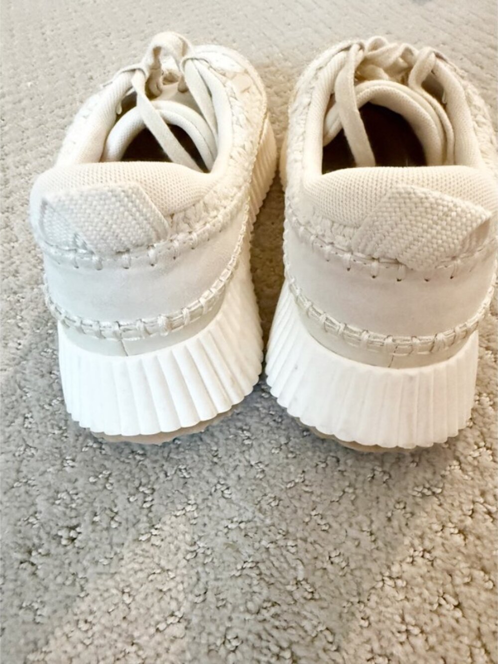 Dolce Vita Cream Dolen Crochet Sneaker (8.5) - Picture 5 of 10